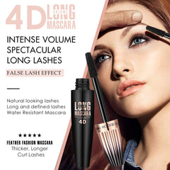 Bieyoc Mascara 4D Seda: pestañas largas y definidas tras una pasada.