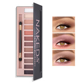 La paleta BKPPLZP 12 sombras mate ofrece colores intensos para un aspecto neutro.
