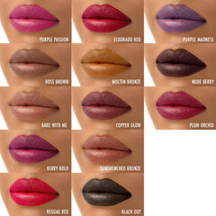Hidratación de Black Radiance Eldorado Rojo mantiene labios suaves por horas