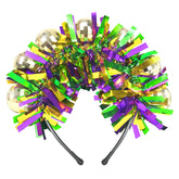 BleSky diadema mardi gras para mujeres, toque festivo y elegante para fiestas