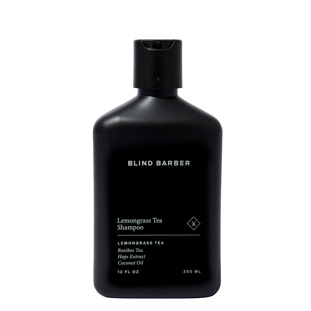 Botella de Blind Barber en primer plano para limpieza diaria.