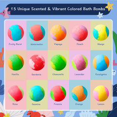 BloomFizzy: burbujas-colores-tina, colores vivos y fragancias para la hora del baño.