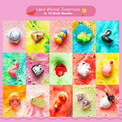 Ingredientes suaves BloomFizzy cuidan pieles sensibles durante el baño.