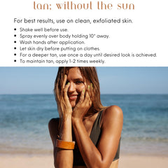 Body Drench aerosol bronceador facilita aplicación con tinte visible