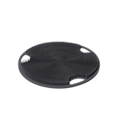 Boie USA exfoliante plano para cuerpo con carbón activado, limpieza higiénica y suave para piel sensible.