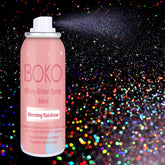 Boko brillos corporales plateados para cuerpo, realidad deslumbrante en fiestas.