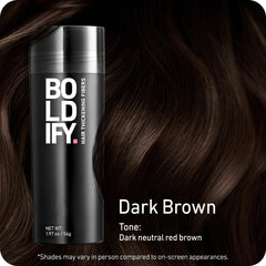 Fibras Boldify para el cabello cobertura-precisa para coronilla y línea de cabello.
