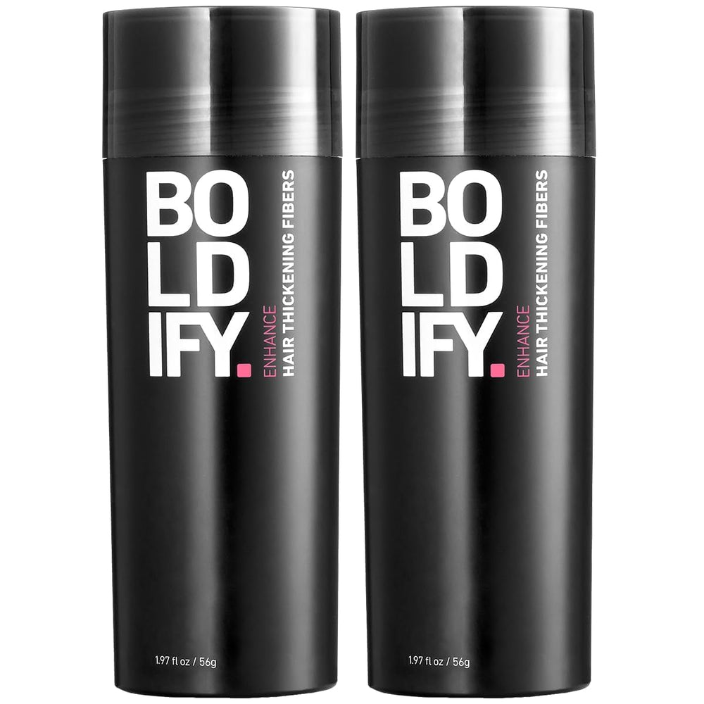 Fibras Boldify para el cabello frascos 56g brindan cobertura instantánea para coronilla.