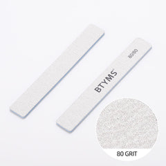 BTYMS lima para quitar gel de uñas, 80 grano, uso en uñas extendidas.