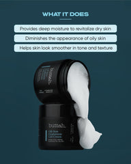 Buttah Skin: niacinamida y extracto de semilla de uva para tono uniforme.
