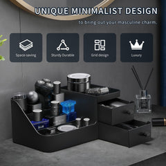 CADRSLES organizador de perfumes, cajones profundos para almacenar botellas y herramientas.