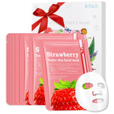 CAKAILA mascarilla facial fresa 8-pack: hidratación diaria para la piel