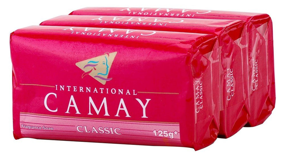 Barra Camay Clásico de 4 oz, paquete de 3 para piel limpia y fresca