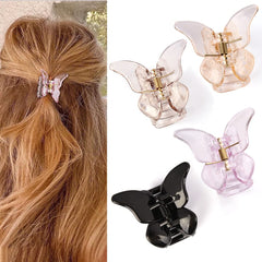 Canitor clip cabello mariposa negro 1-9 pulgadas, sujeción diaria para peinados rápidos.