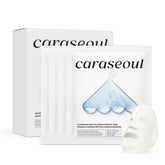 Caraseoul Glowganic Pro, mascarilla hidrogel para aplicación suave y piel radiante.