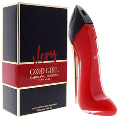 Carolina Herrera Very Good Girl, detalle tapa, diseño elegante para coleccionistas.