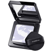 CARSLAN Polvo compacto translúcido, acabado mate que suaviza poros e imperfecciones.