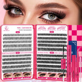 CCODDY Waltz lash clusters kit 30d: volumen natural para ojos.