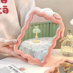CCREDONE Espejo de pared para baño, diseño colgante y resistente a la humedad.