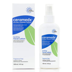Ceramedx crema facial suave para uso diario en piel seca