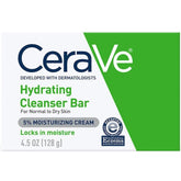 CeraVe barra limpiadora hidratante para piel sensible, suave y efectiva en la limpieza diaria.