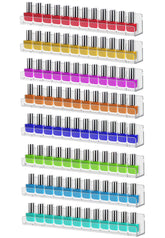 Cerpourt estante esmaltes acrílico transparente para exhibir colores