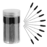 CHEFBEE descartables para pestañas con contenedor negro, higiene y organización para uso profesional.