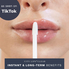 Hidratación prolongada para labios suaves con City Lips Clear.
