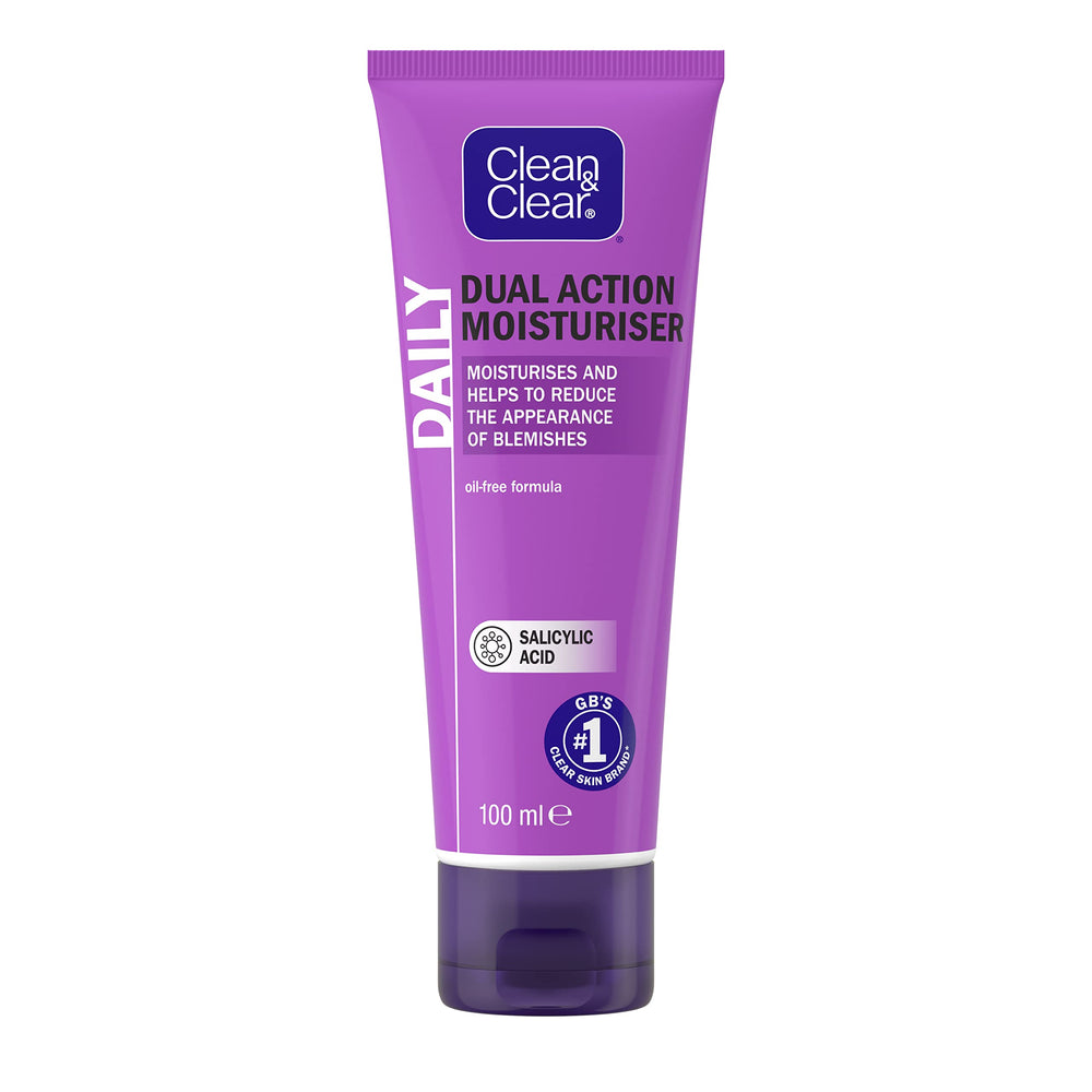 Clean & Clear hidratante de acción dual en bote de 100 ml para uso diario