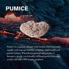 ClearLee Pumice: uso en jabones caseros para una exfoliación natural.