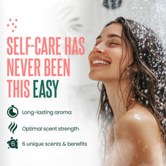 CLEVERFY pastillas ducha vainilla-naranja: dulzura reconfortante para duchas cortas.