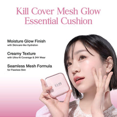 CLIO Kill Cover Mesh Glow ofrece cobertura natural sin apariencia pesada ni parches visibles
