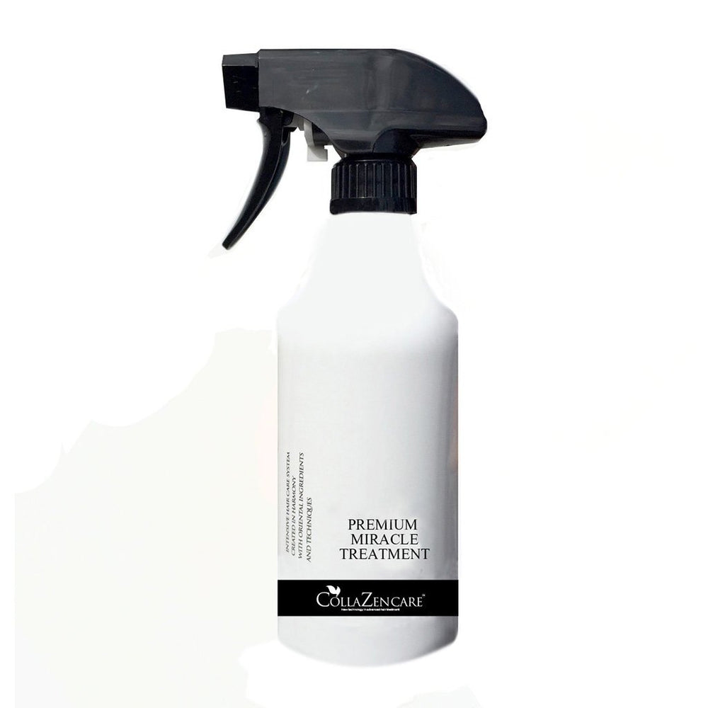 Collazen Care Tratamiento Milagro 500ml con rociador, desenreda y suaviza el cabello.