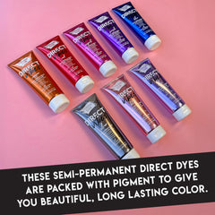 Color Lux Direct Vibes pigmento intenso cobre para un look llamativo