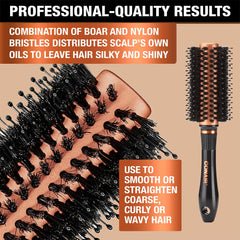 Conair cepillos con cerdas de punta bola para peinado sin tirones.