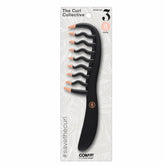 Conair peine para rizos, negro y rosado, desenreda sin tirar y define rizos.