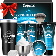 Copeax kit de afeitado completo para piel sensible, ideal para un afeitado suave.
