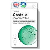 Parche Cordiale Centella para acné de 10 mm en empaque, cuidado discreto.