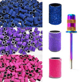 CORFULRA bandas de lijado para taladro de uñas, desbaste eficiente para comenzar
