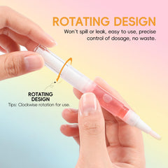 COSCELIA aceite para uñas acrílicas, ideal para cuidado diario con aplicador