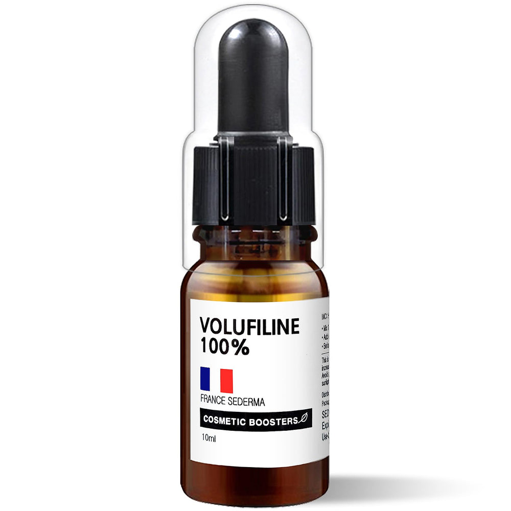 Volufiline Cosmetic Boosters: botella de 10 ml para uso externo en rostro y cuerpo