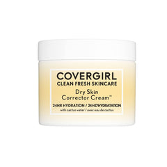 COVERGIRL fórmula con ácido hialurónico y jojoba para piel suave.