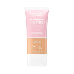 COVERGIRL Clean Fresh botella con aplicador para un acabado natural y suave.