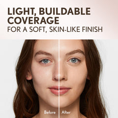 Prueba de aplicación en piel para acabado natural con Covergirl Concealer
