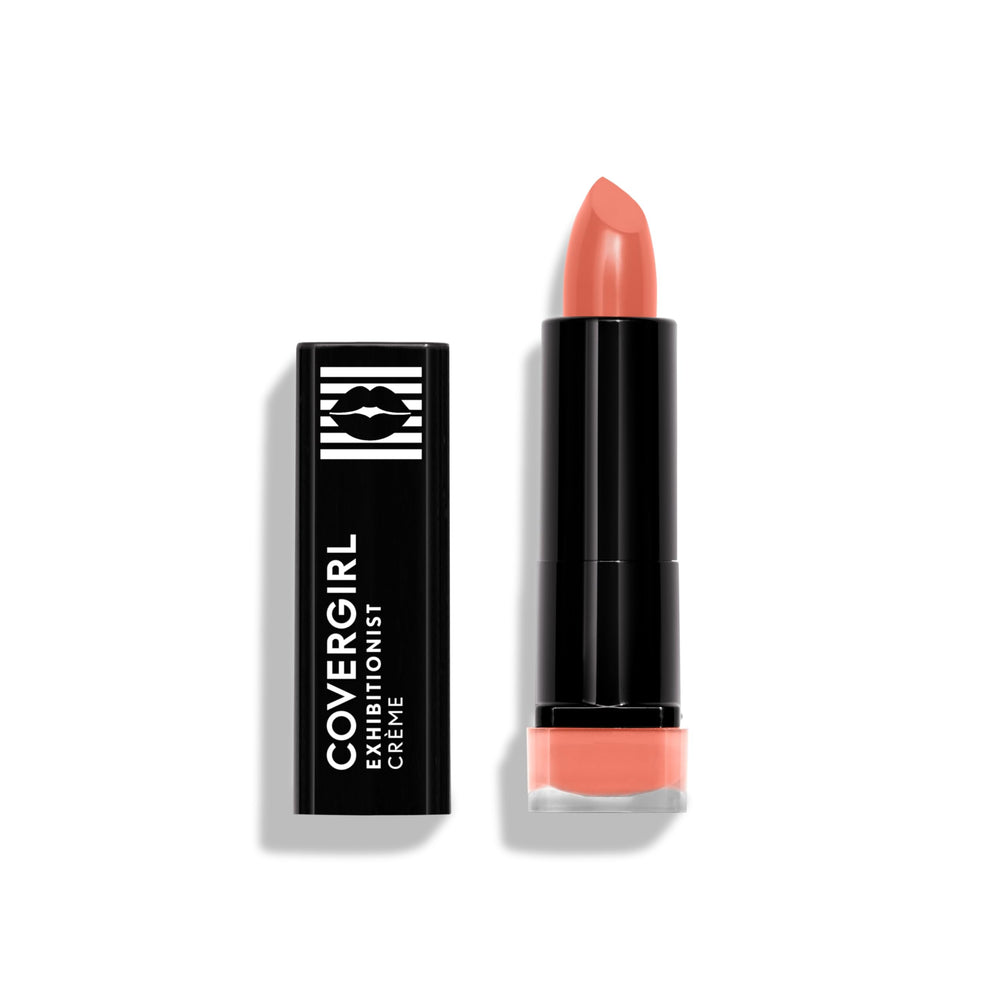 COVERGIRL Exhibitionist Peach High, barra de labios, aplicación suave y color duradero.