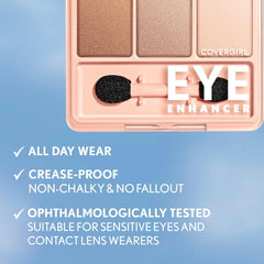 COVERGIRL Eye Enhancers, sombra mate, base suave para transición.