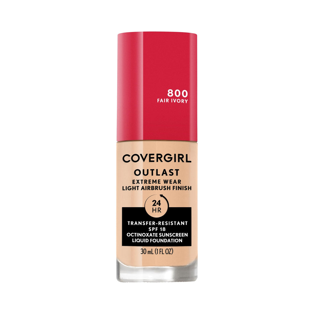 Covergirl Outlast Extreme Wear: envase de base para cobertura natural y uso diario