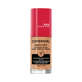 Covergirl Outlast Extreme Wear muestra la botella para uso diario con cobertura duradera