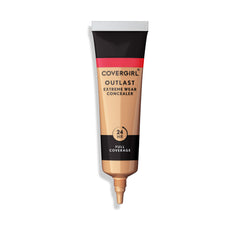 COVERGIRL Outlast Extreme Wear, corrector con cobertura total para un acabado uniforme durante todo el día.