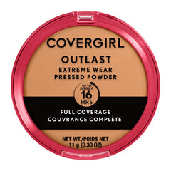 COVERGIRL Outlast Extreme Wear Polvo compacto ofrece cobertura total todo el día.